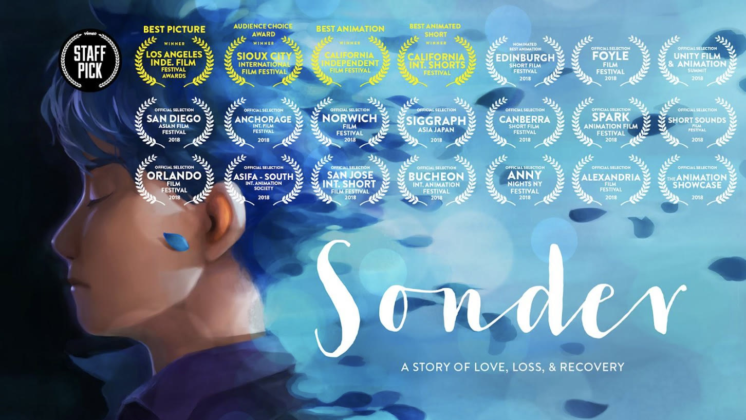 Sonder poster with festival laurels