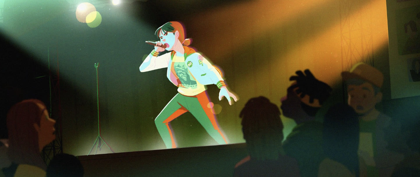 Sovanna concept art: Sovanna performing on stage